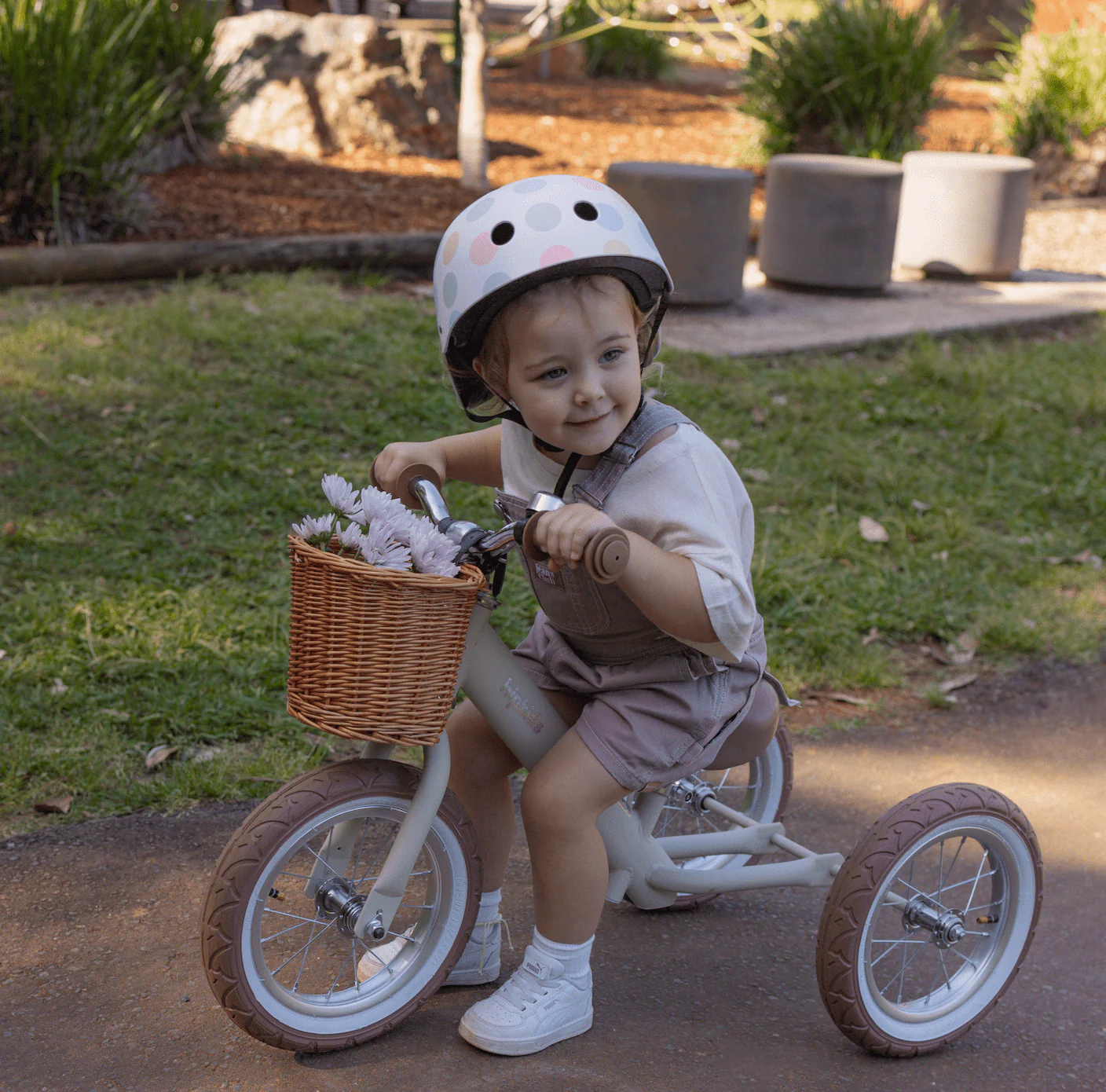 2 in 1 Steel Trike/Balance Bike (incl. wicker basket) - Image 8