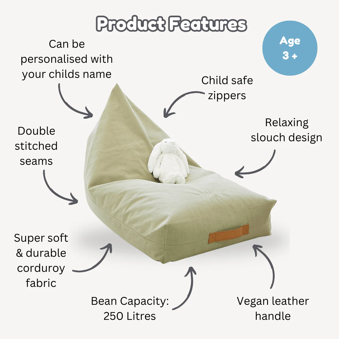 ARYA Corduroy Bean Bag - Image 5