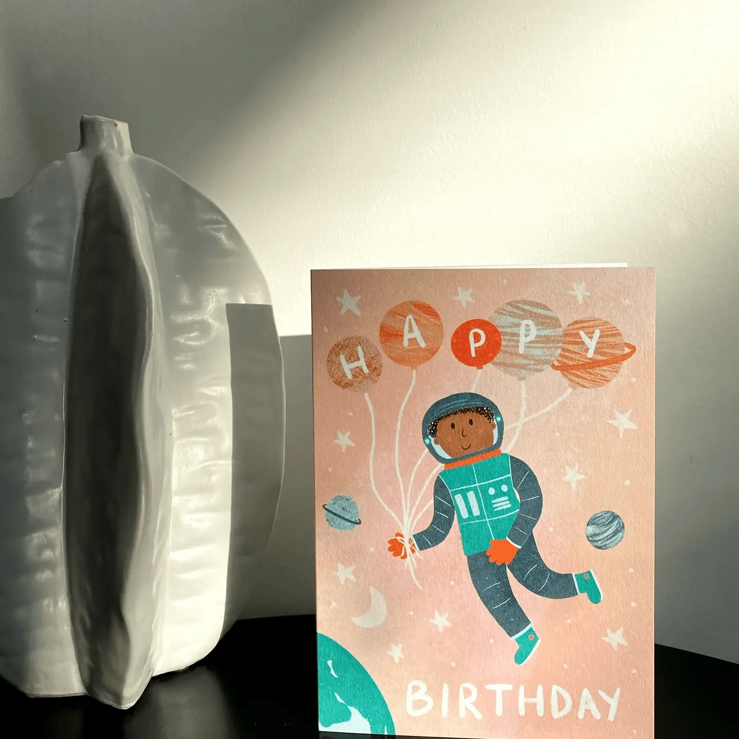 Astronaut Happy Birthday Card - Image 3
