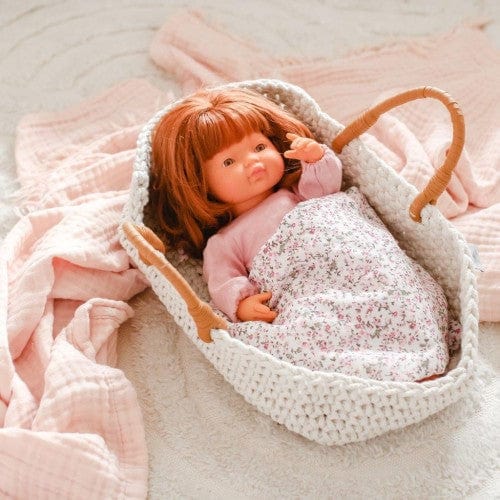 Astrup Doll Knitted Basket and Bedding Set - Image 7