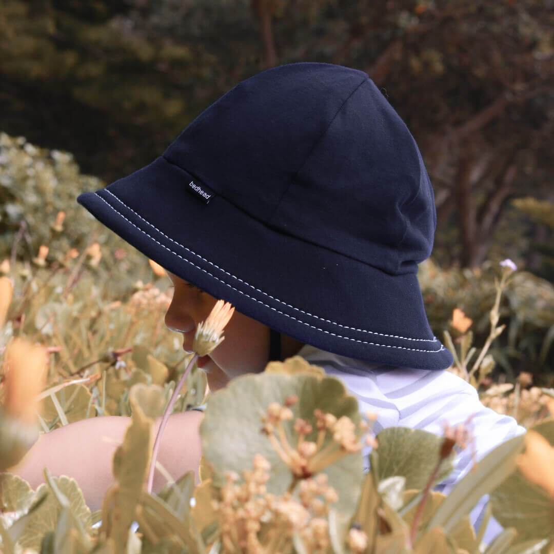 Bedhead Baby Bucket Hat - Navy - Image 4