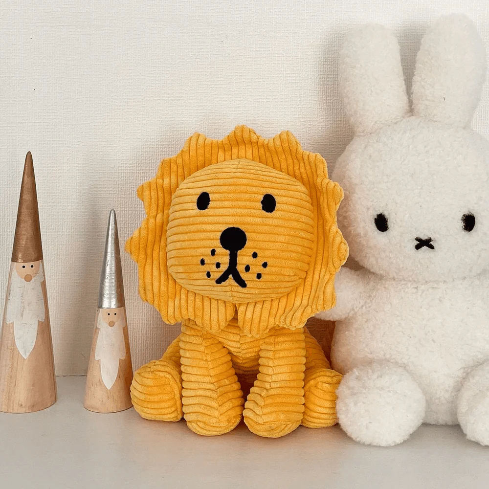 Bon Ton Toys Lion ECO Corduroy Yellow 17 cm - Image 5