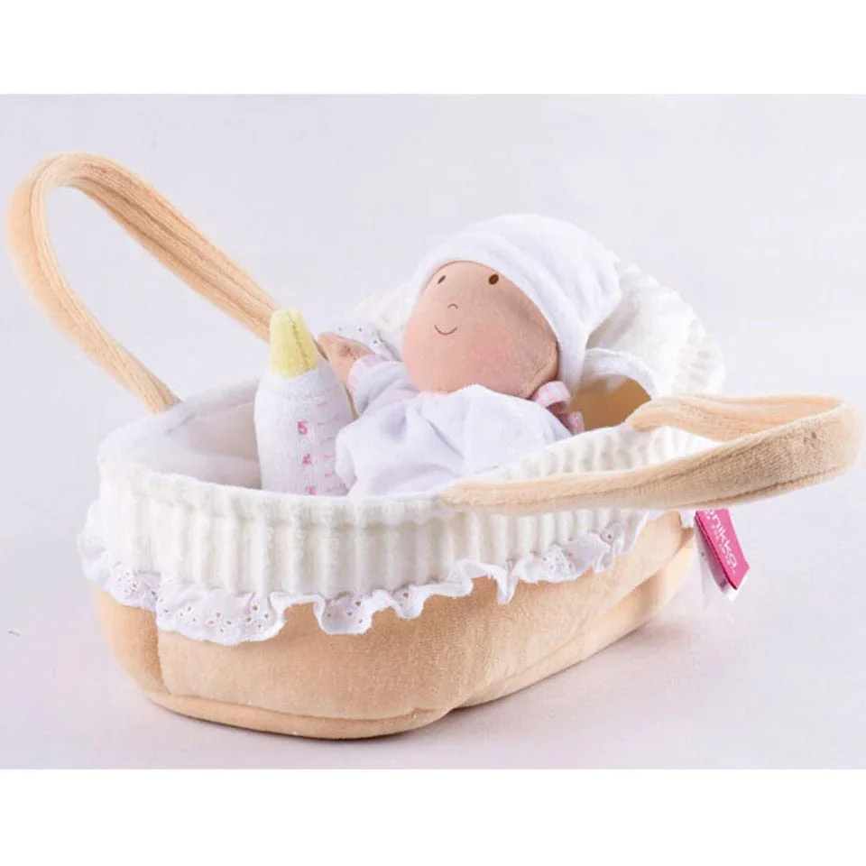 Bonikka Carry Cot With Baby Doll, Bottle & Blanket - Image 10