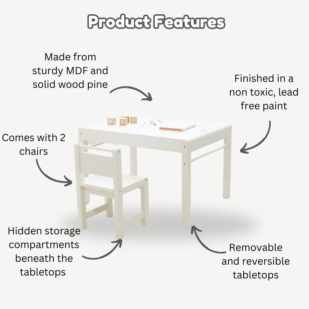 Clover Activity Table & 2 Chair Set - Image 4