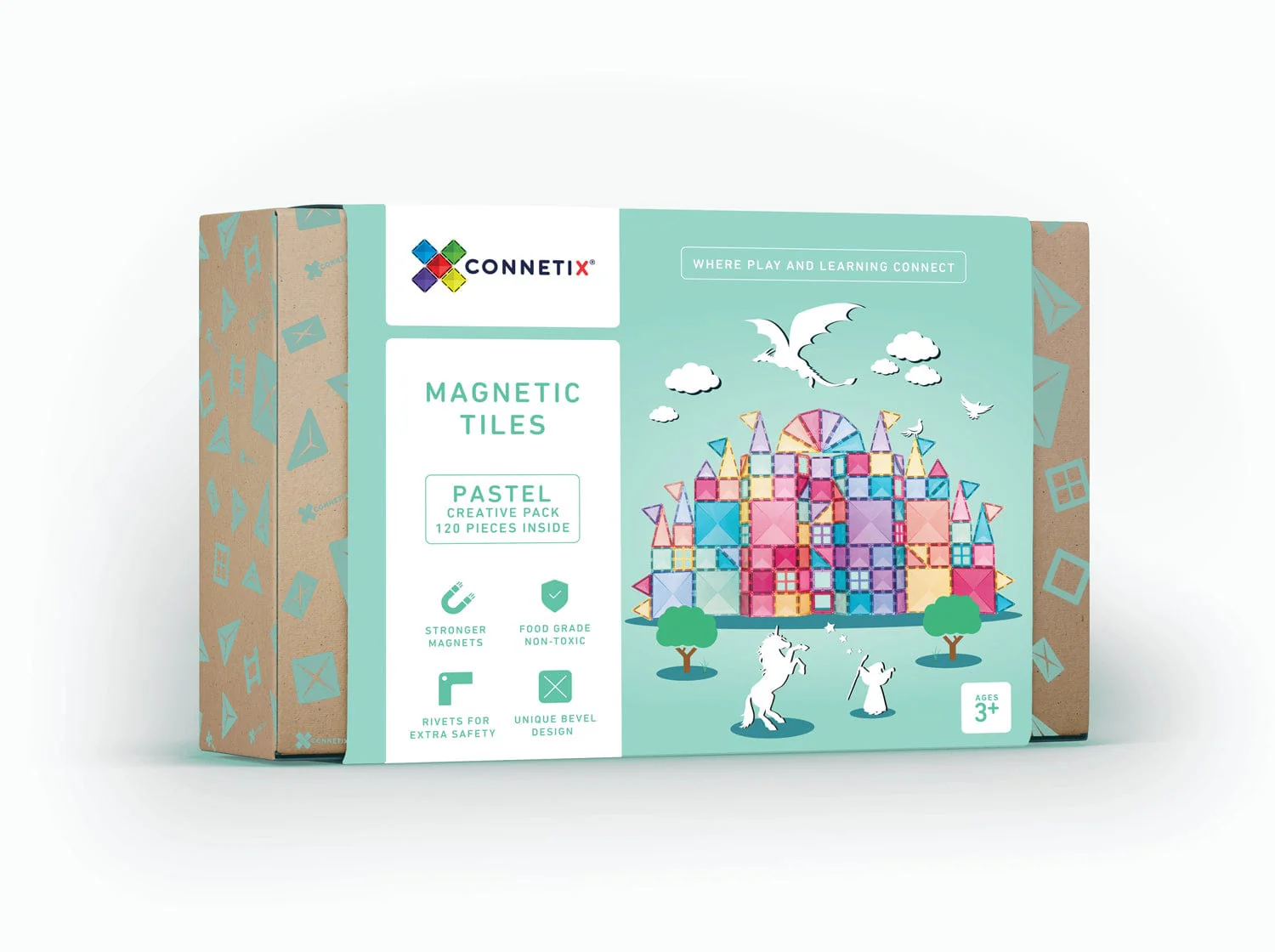 Connetix Tiles 120 Piece Pastel Creative Pack - Image 10