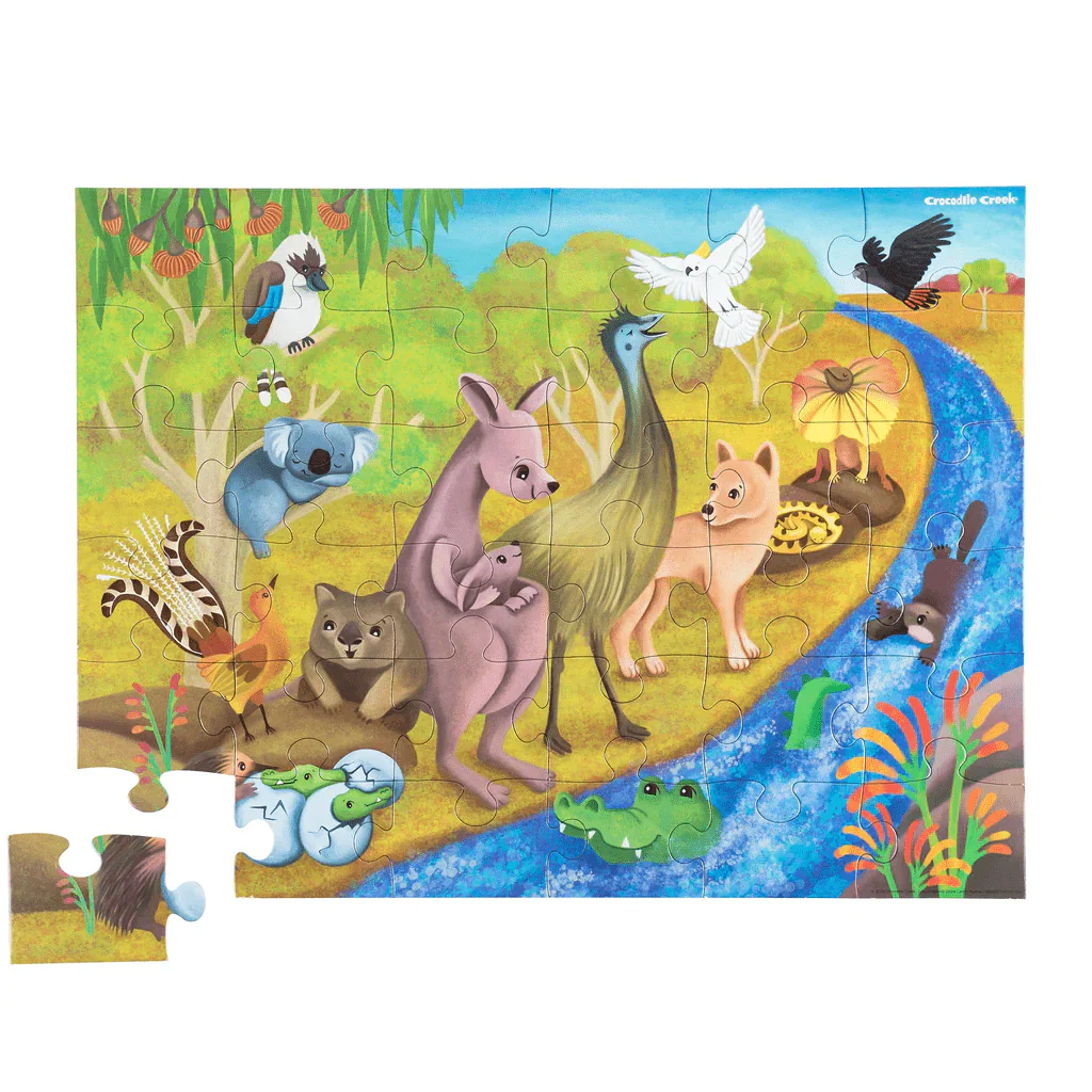 Crocodile Creek Classic Floor Puzzle 36 pc - Outback Adventures - Image 3