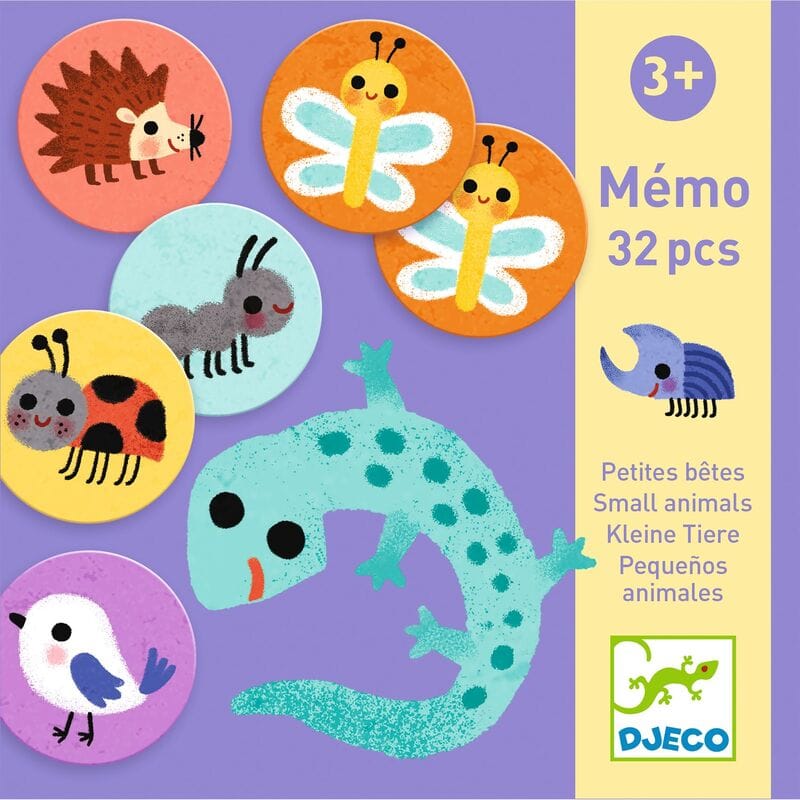DJECO 32 piece Small Animals Memory Game - Image 3
