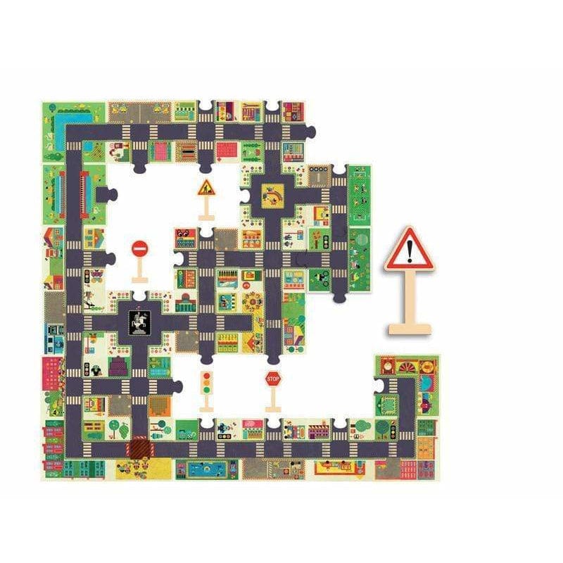 Djeco City Road 24pc Giant Puzzle - Image 3