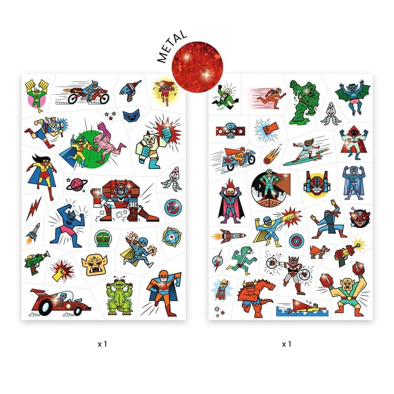 DJECO Heroes Vs Villains Tattoos - Image 2