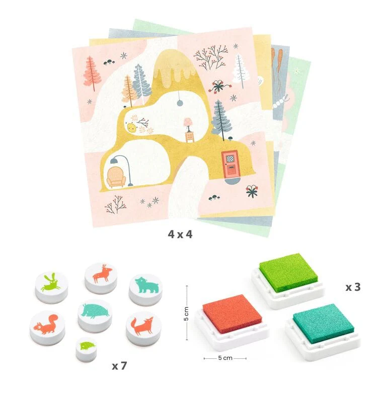 Djeco Out and About Stamps Set - FINAL SALE - Image 2