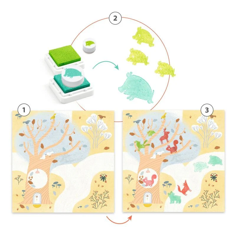 Djeco Out and About Stamps Set - FINAL SALE - Image 3