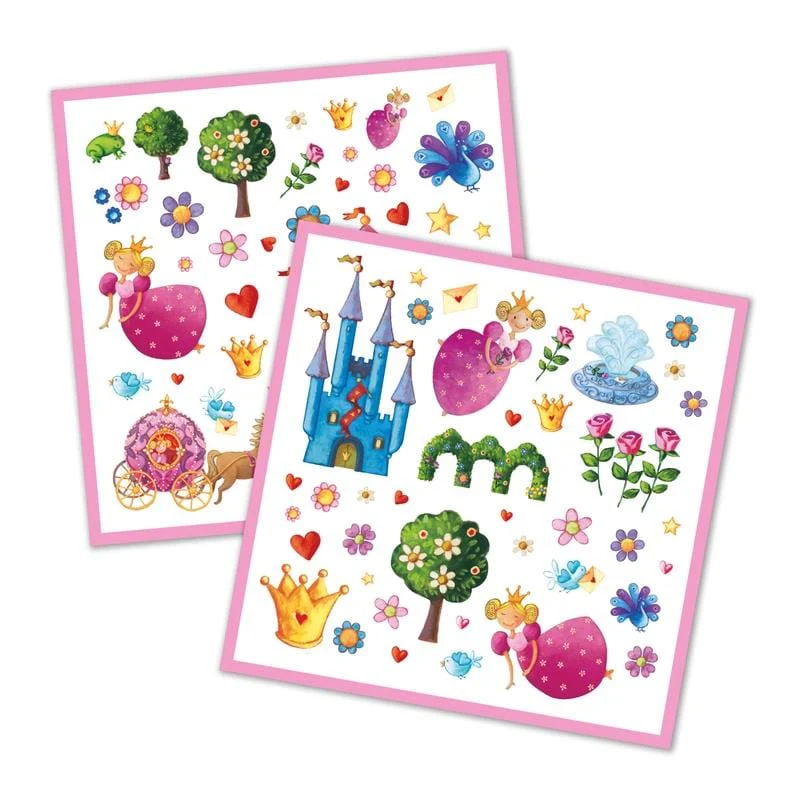 Djeco Princess Marguerite Stickers 160pcs - Image 2