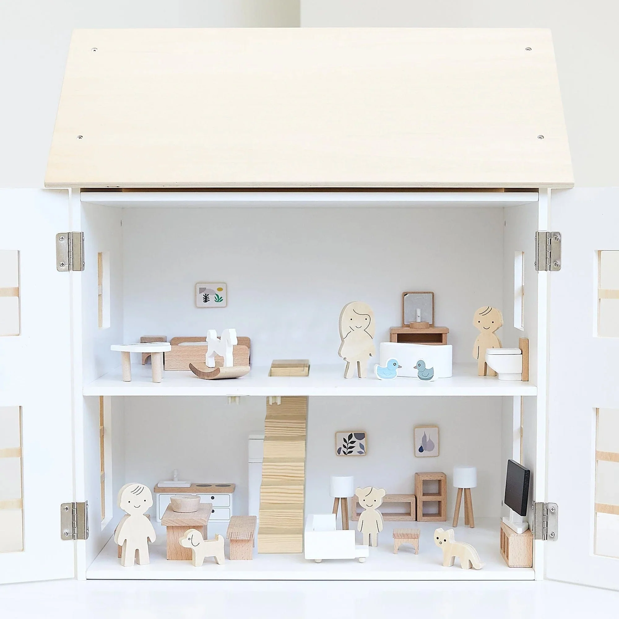 ELSA Doll House with Furniture & Doll Family Set - Image 11