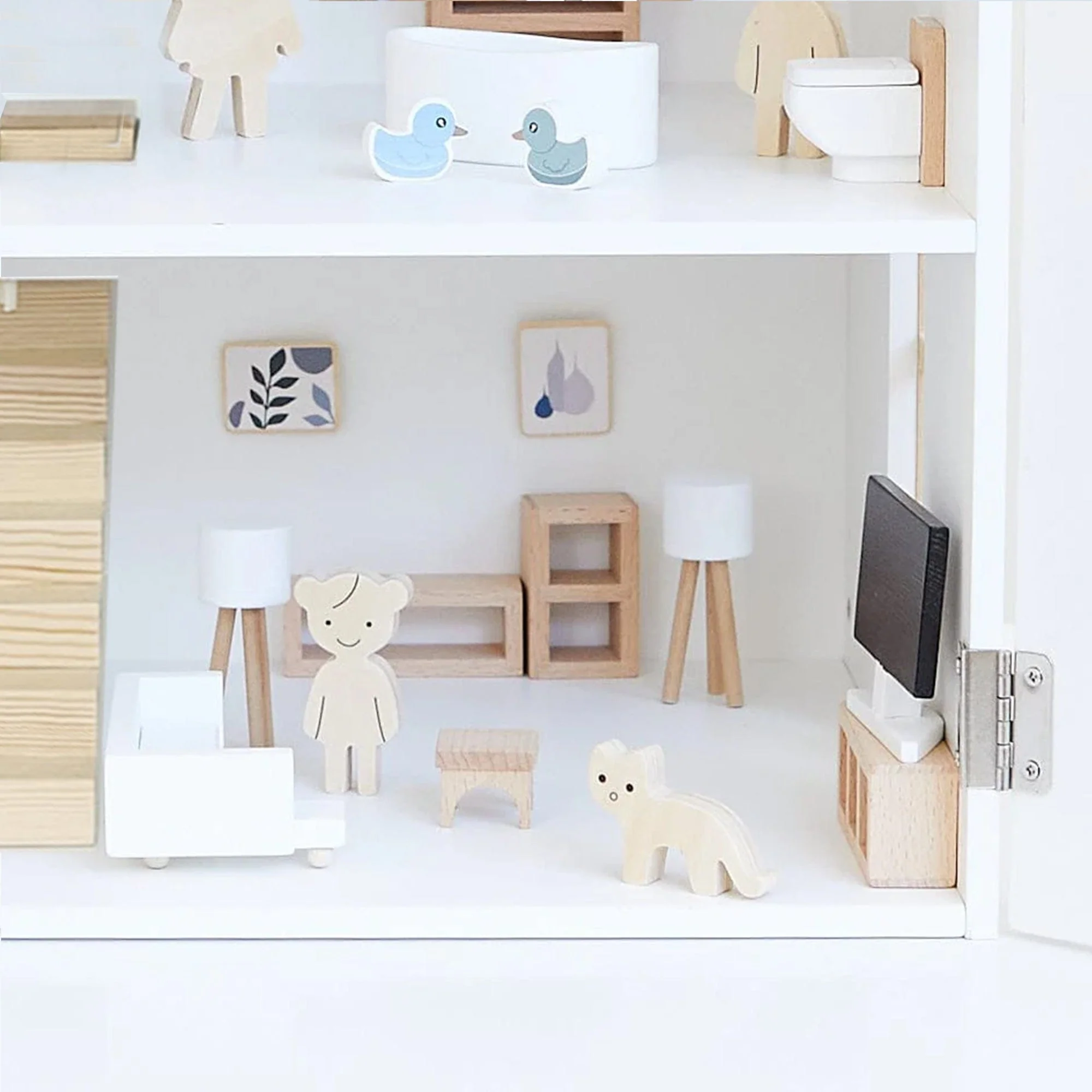 ELSA Doll House with Furniture & Doll Family Set - Image 16