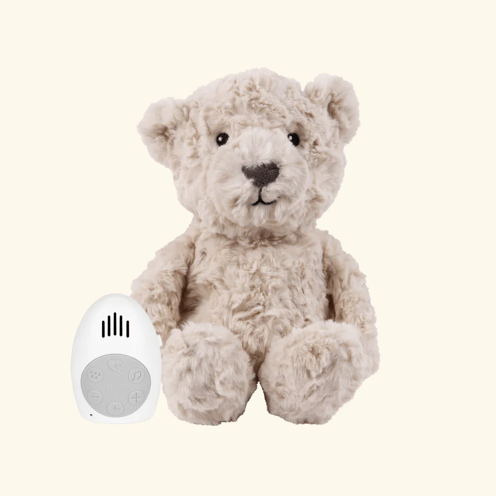 Flow Amsterdam Lou Bear Heartbeat Comforter - Beige - Image 2