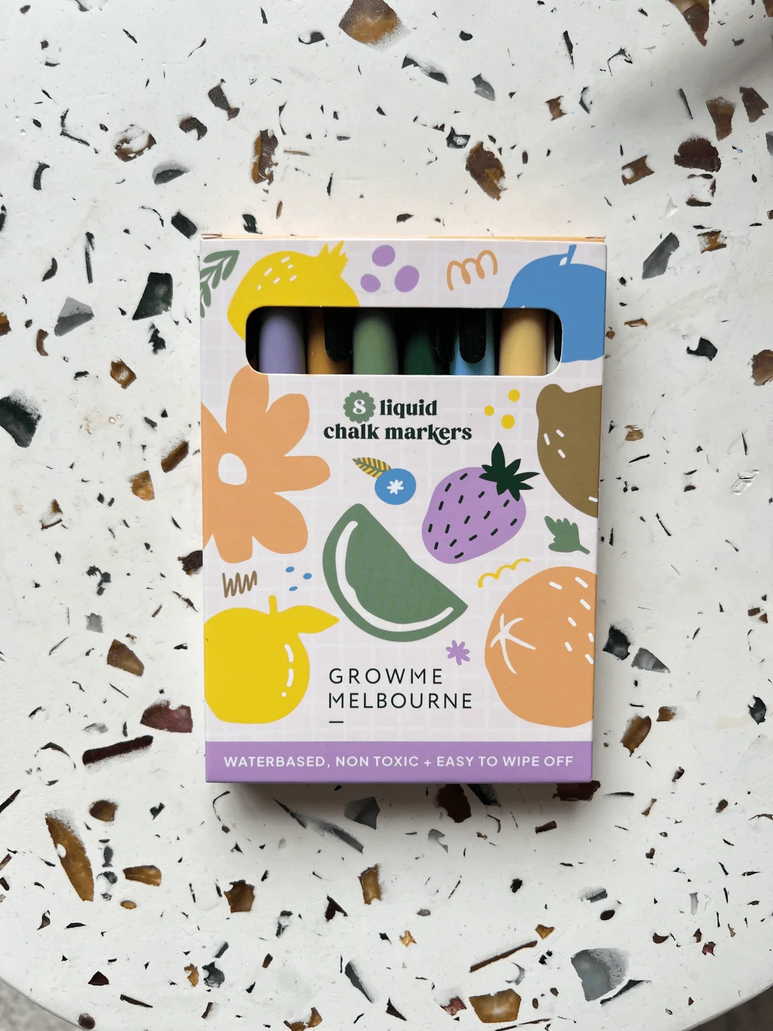 Growme Melbourne Pastel Chalk Pens - 8 Pack - Image 4