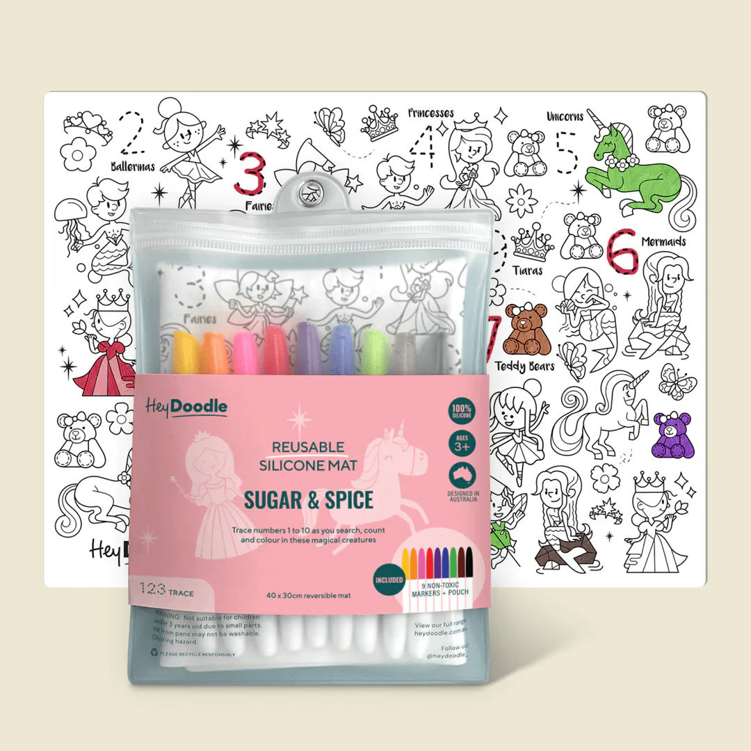 HeyDoodle Reusable Silicone Drawing Mat - Image 13