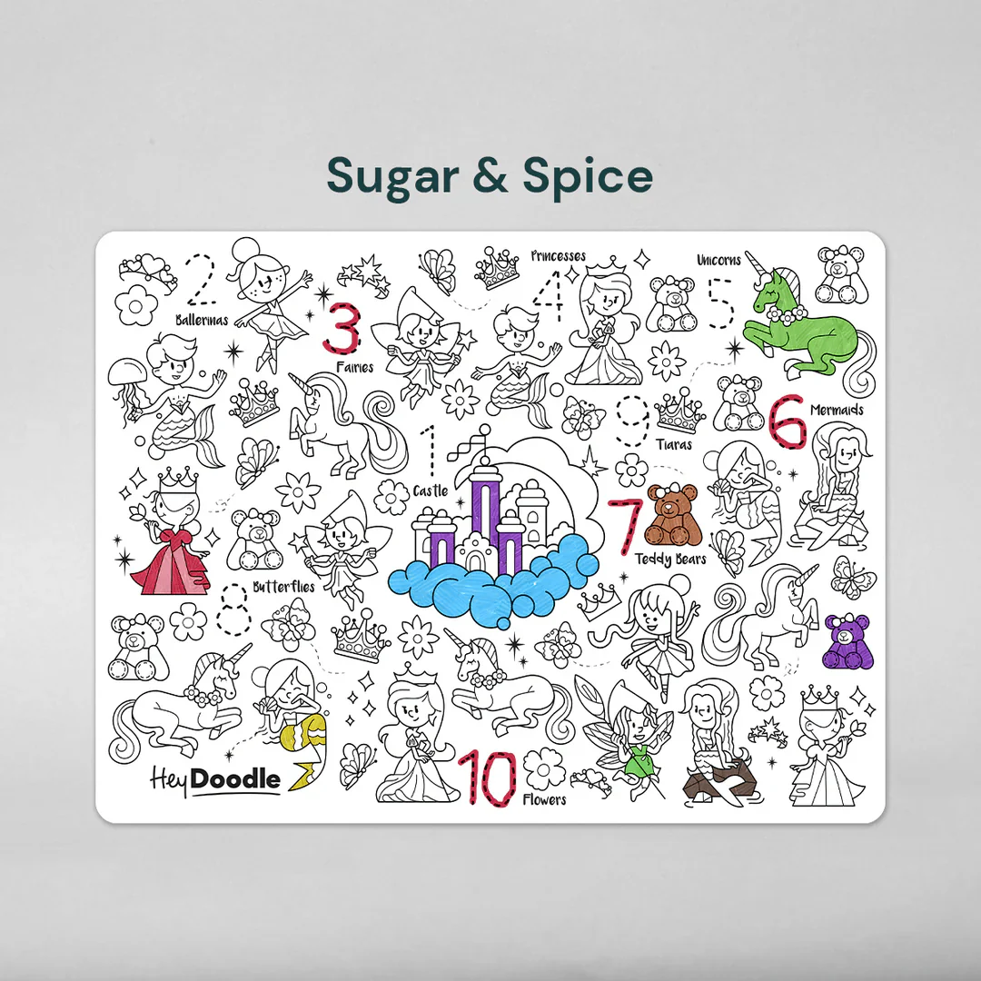 HeyDoodle Reusable Silicone Drawing Mat - Image 14