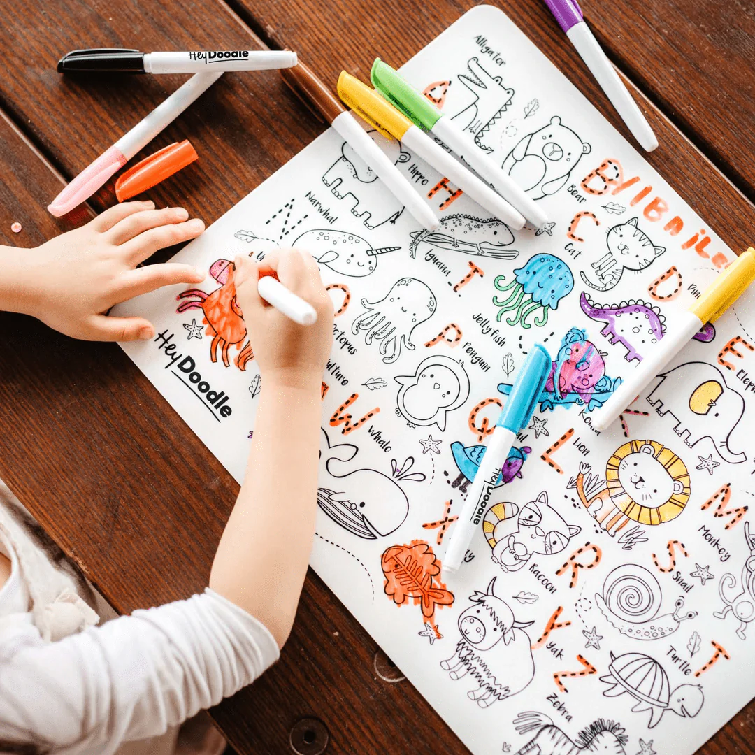 HeyDoodle Reusable Silicone Drawing Mat - Image 20