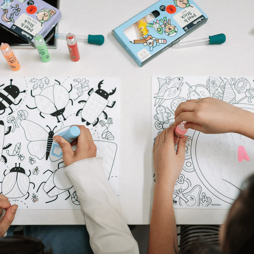 HeyDoodle Solid Peel & Stick Paint - Easy Peel and Stickable Colours - Image 3