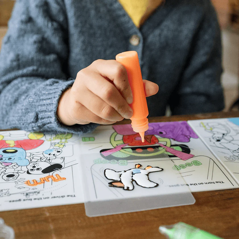 HeyDoodle Solid Peel & Stick Paint - Easy Peel and Stickable Colours - Image 5