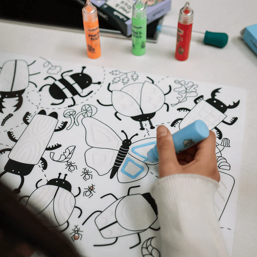 HeyDoodle Solid Peel & Stick Paint - Easy Peel and Stickable Colours - Image 7