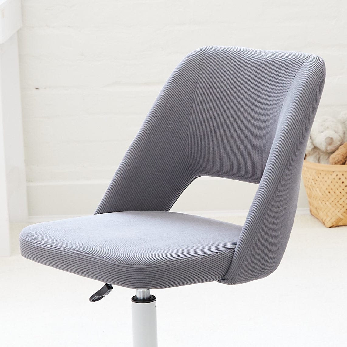 Leon Study Desk & BILLY Corduroy Desk Chair Set - Image 10