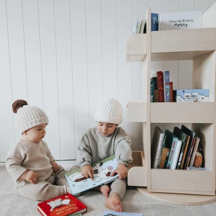 2 in 1 Rotating Bookshelf / Toy Organiser - Image 9