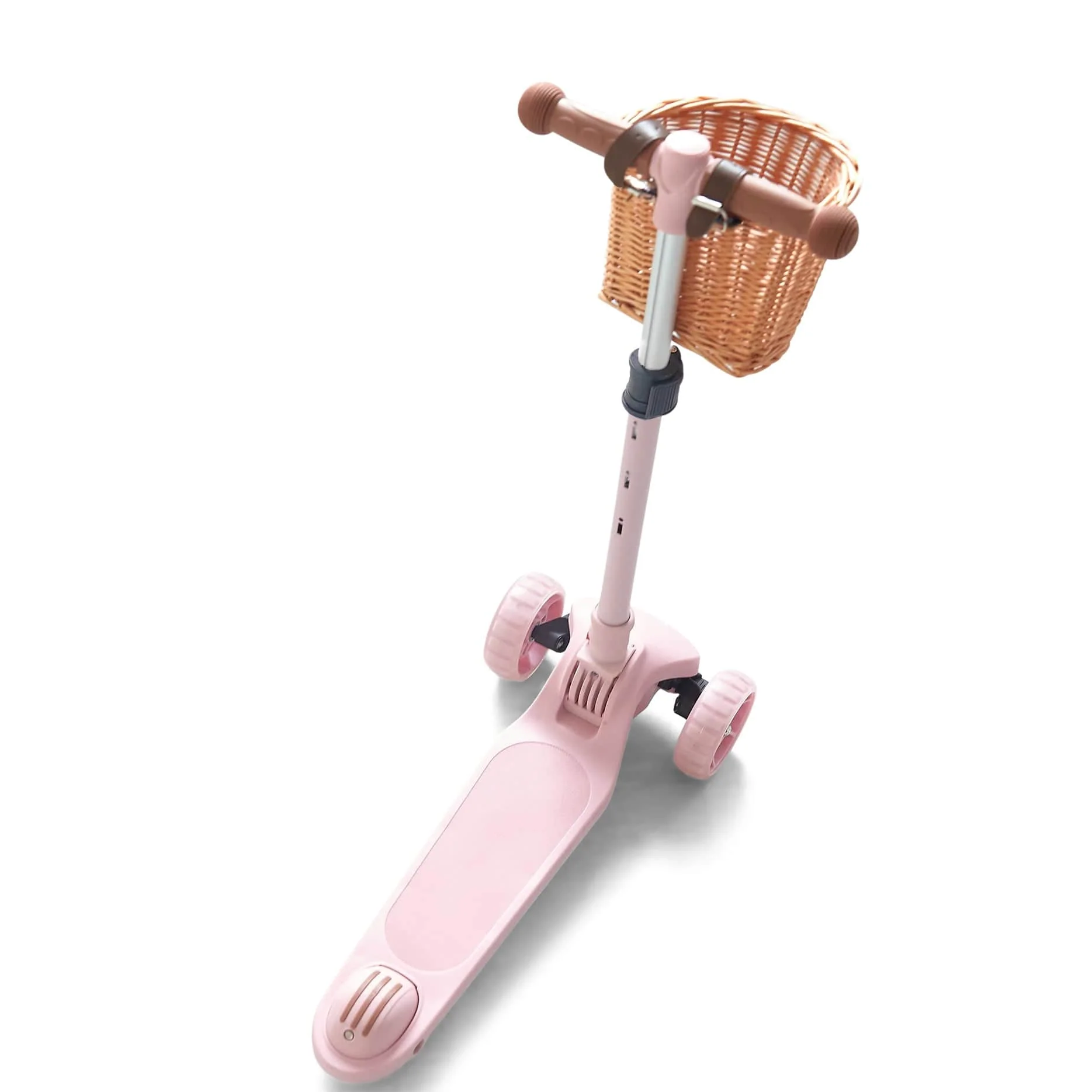 3 Wheel Scooter w/ Wicker Basket - Image 21