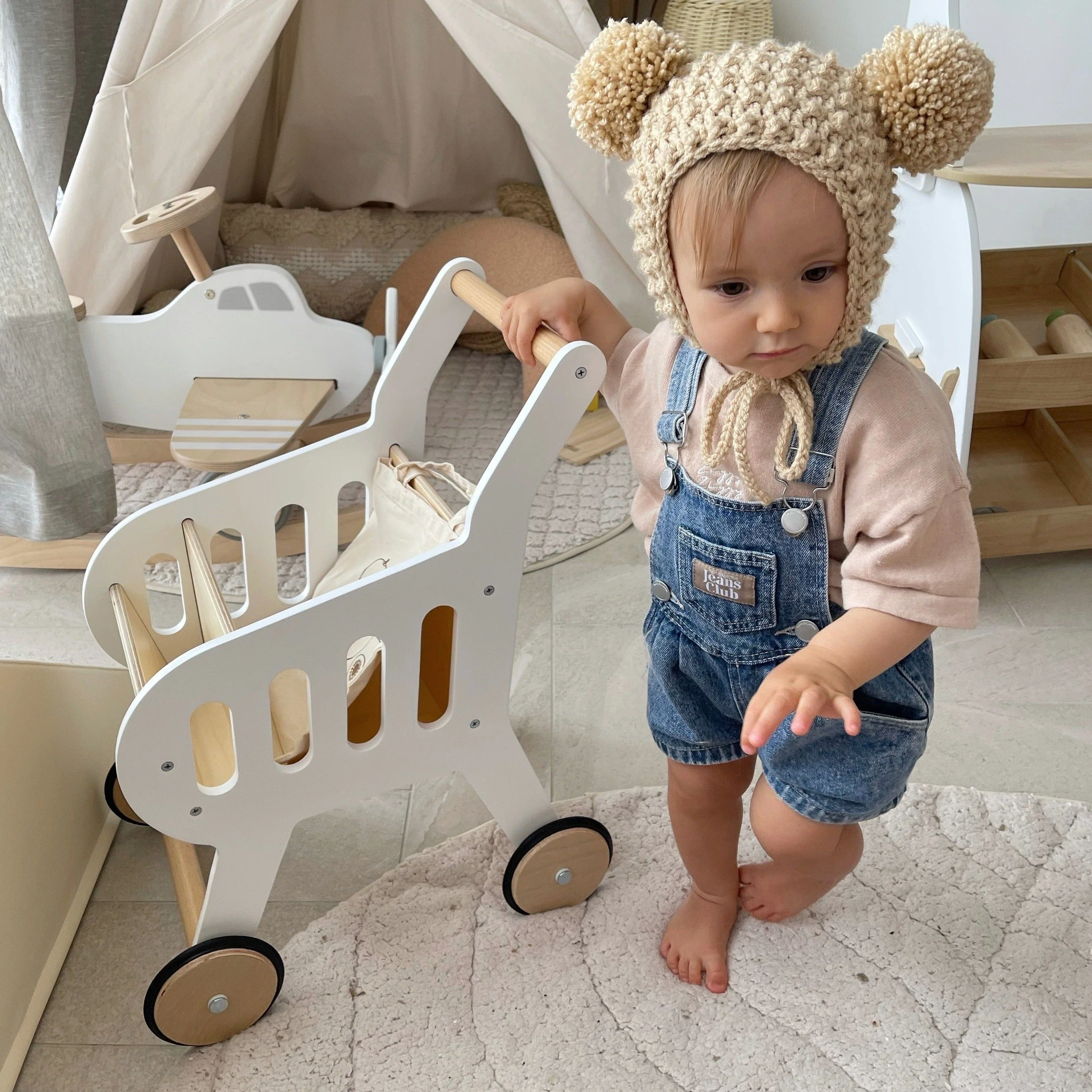 Wooden Toy Shopping Trolley - Image 13