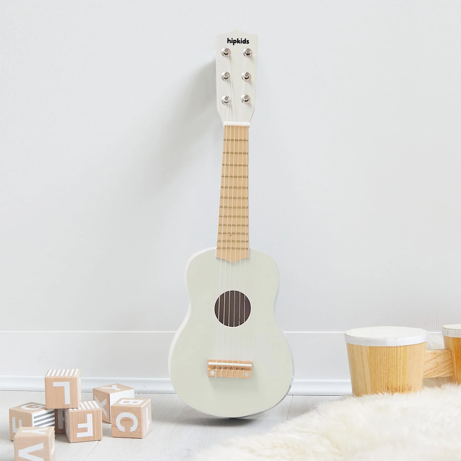 HipKids Wooden Toy Guitar - Image 2