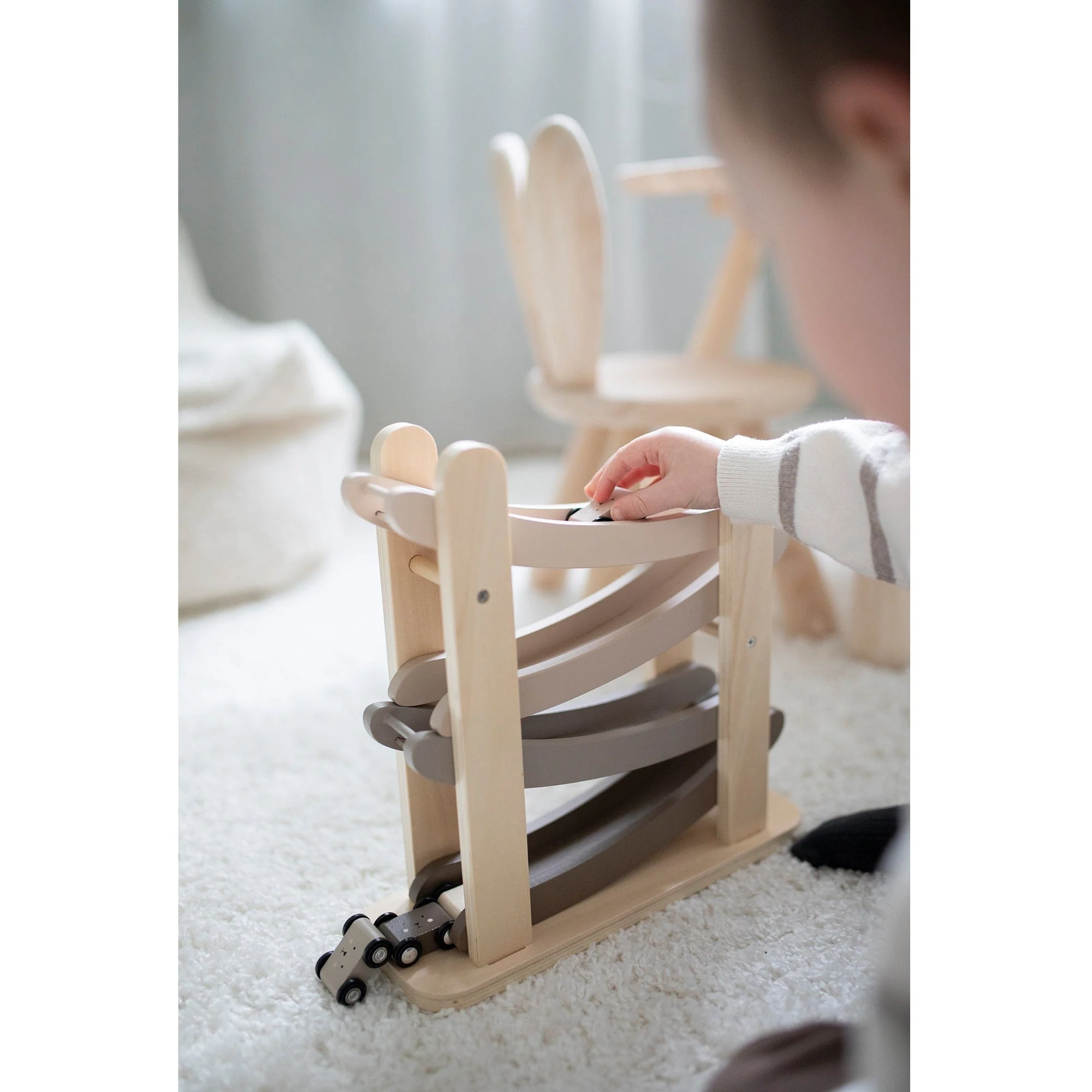 JaBaDaBaDo Ramp Racer Car Roller with Cars - Nature - Image 6