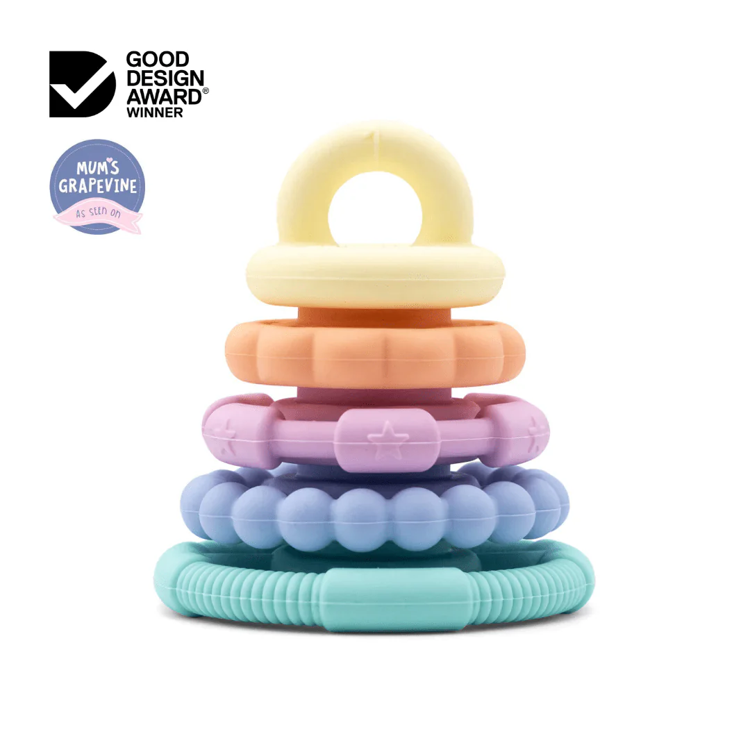 Jellystone Rainbow Stacker Teether Toy - Image 5