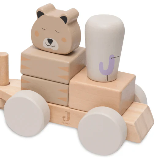Jollein Wooden Toy Train Jungle Jambo - Image 4
