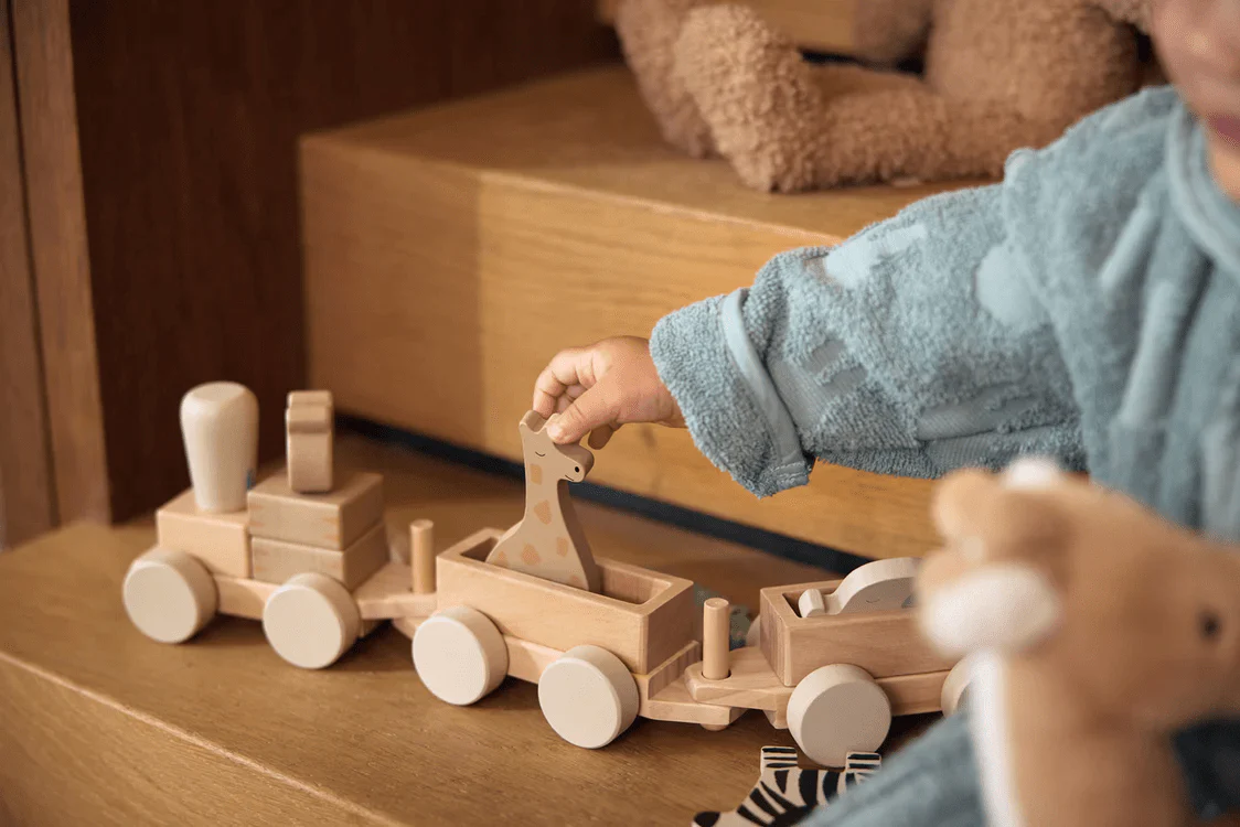 Jollein Wooden Toy Train Jungle Jambo - Image 7
