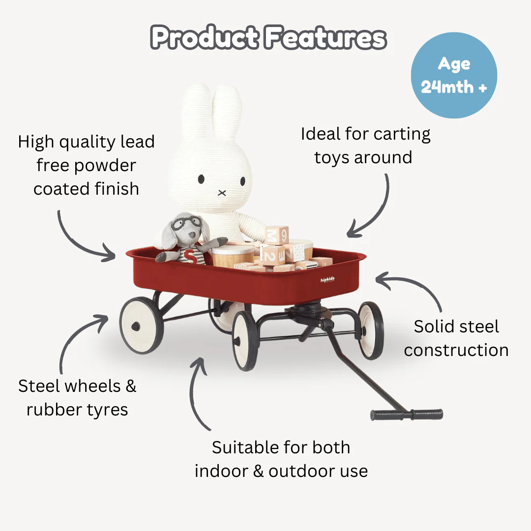 Kids Steel Toy Wagon - Image 7