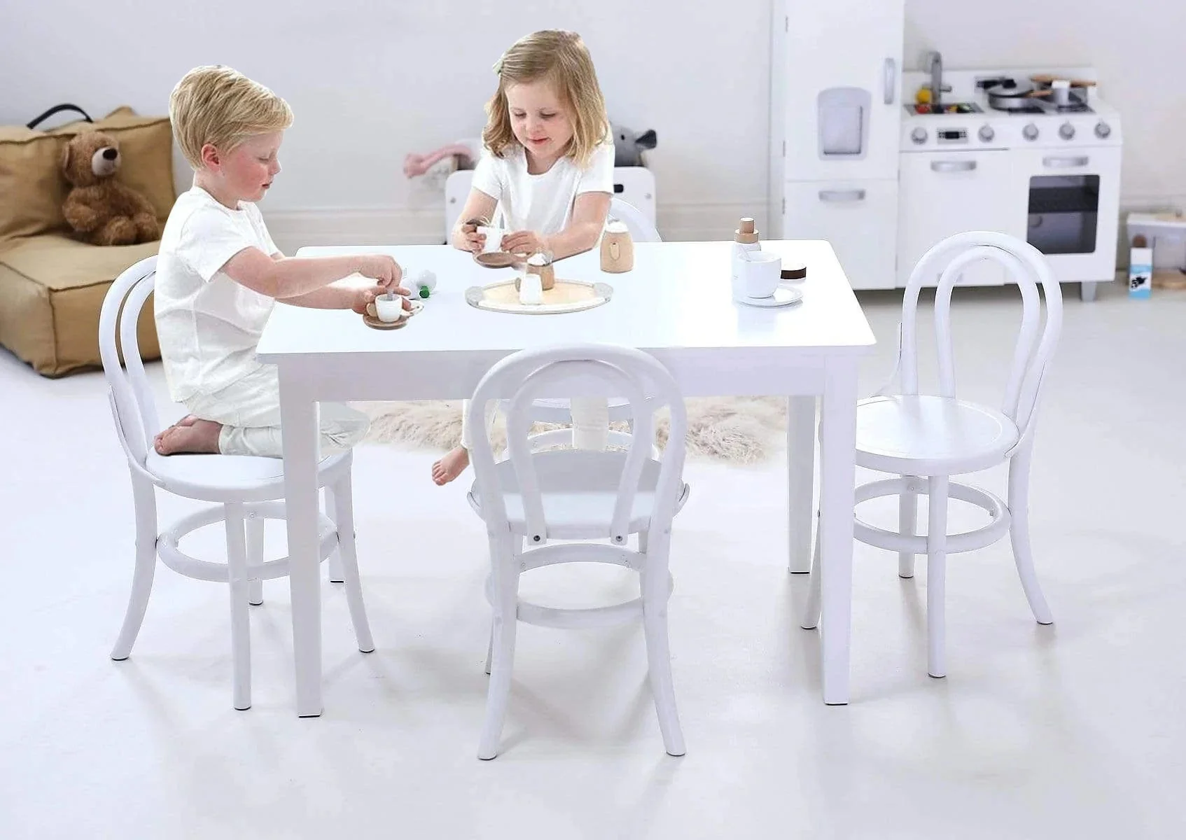 Kids Yves 4 Chairs & Table Set - Image 8
