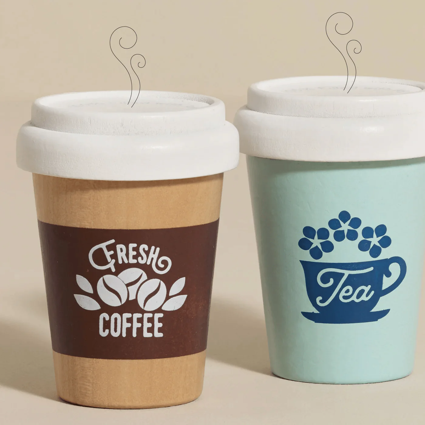Le Toy Van Honeybake Take Away Hot Drink Cups - Image 4
