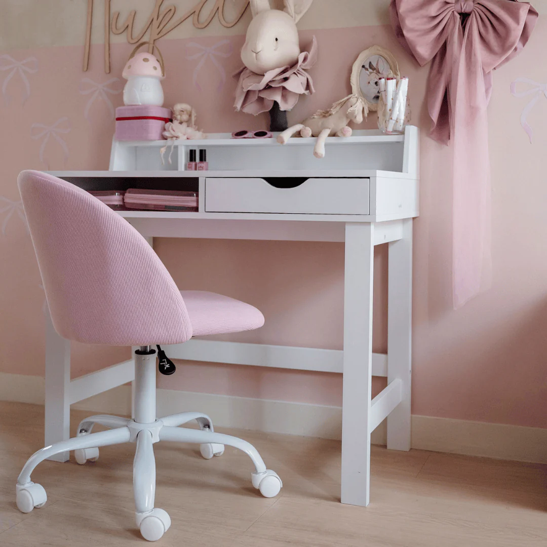 Leon Study Desk & Amari Desk Chair Set - Image 3