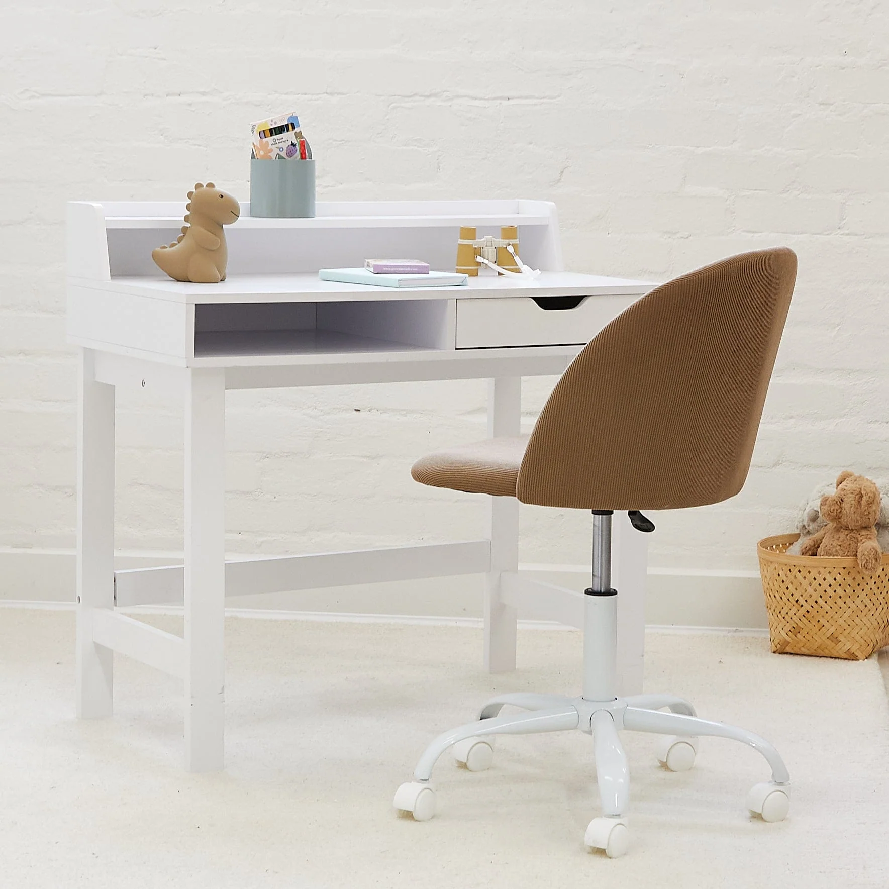 Leon Study Desk & Amari Desk Chair Set - Image 8
