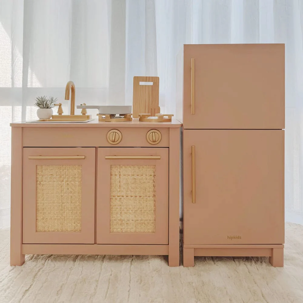 Little Boho Toy Kitchen Set - Image 4