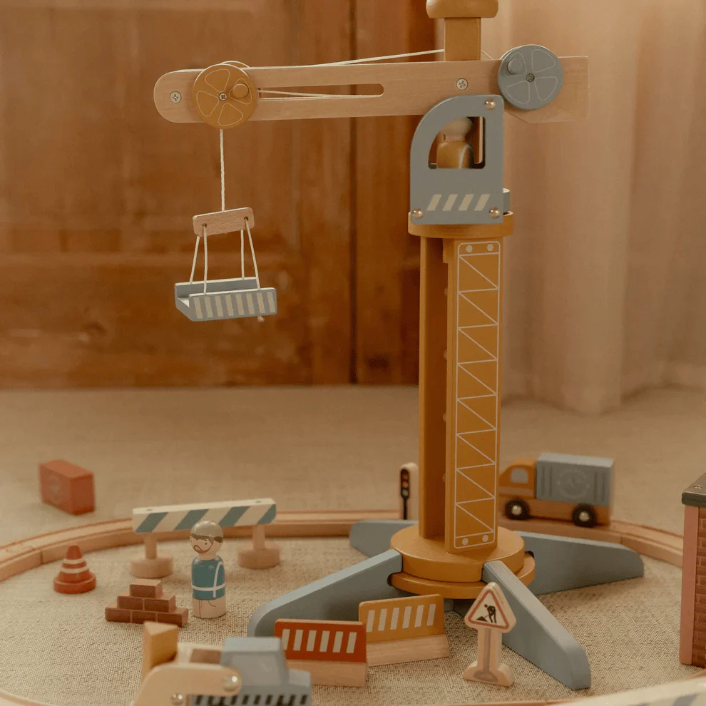 Little Dutch Crane Set Train Track - Image 2