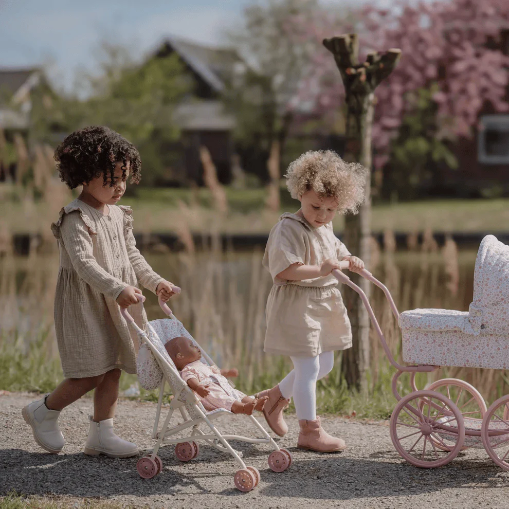 Little Dutch Doll Stroller - Metal - Floral - COMING SOON - Image 2