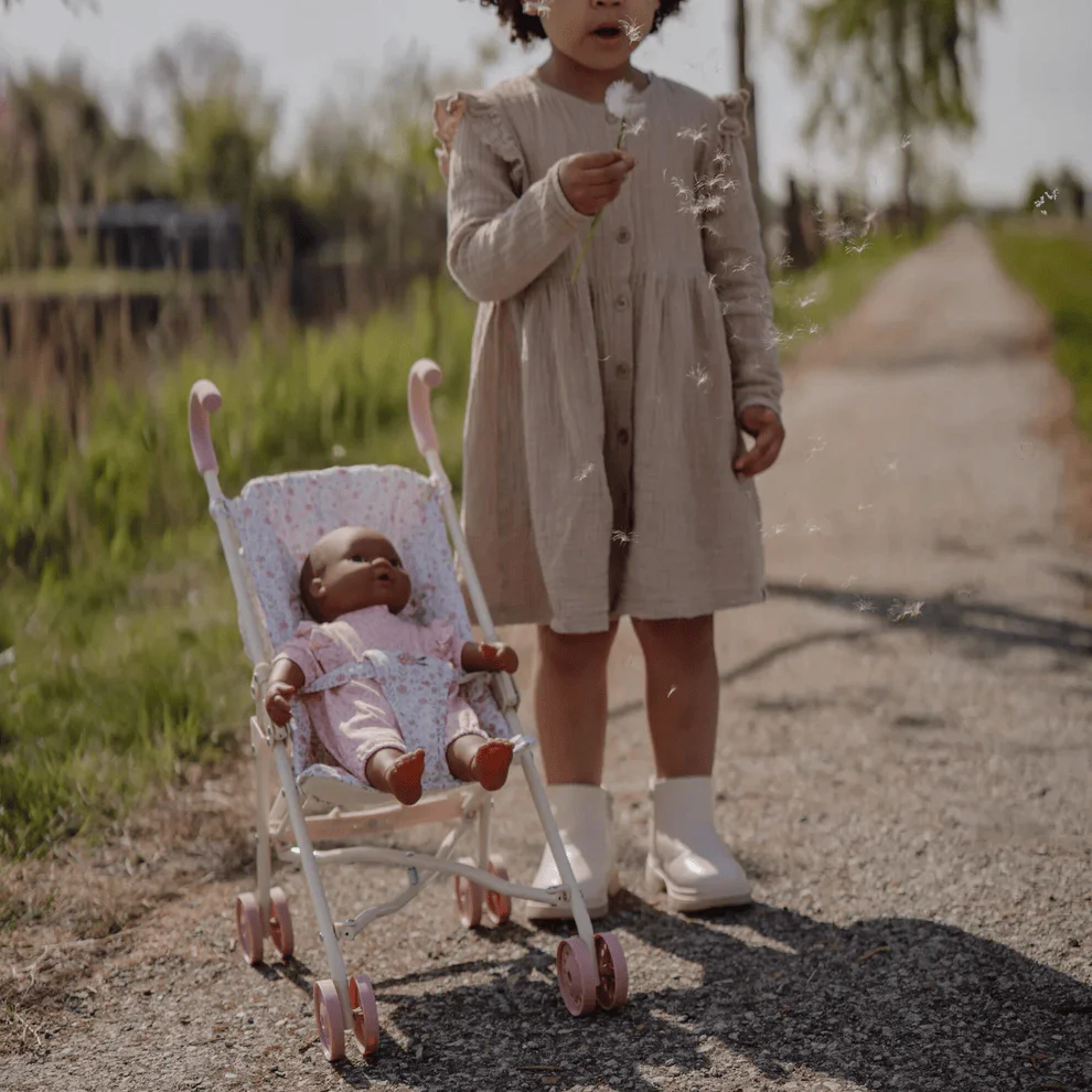 Little Dutch Doll Stroller - Metal - Floral - COMING SOON - Image 4