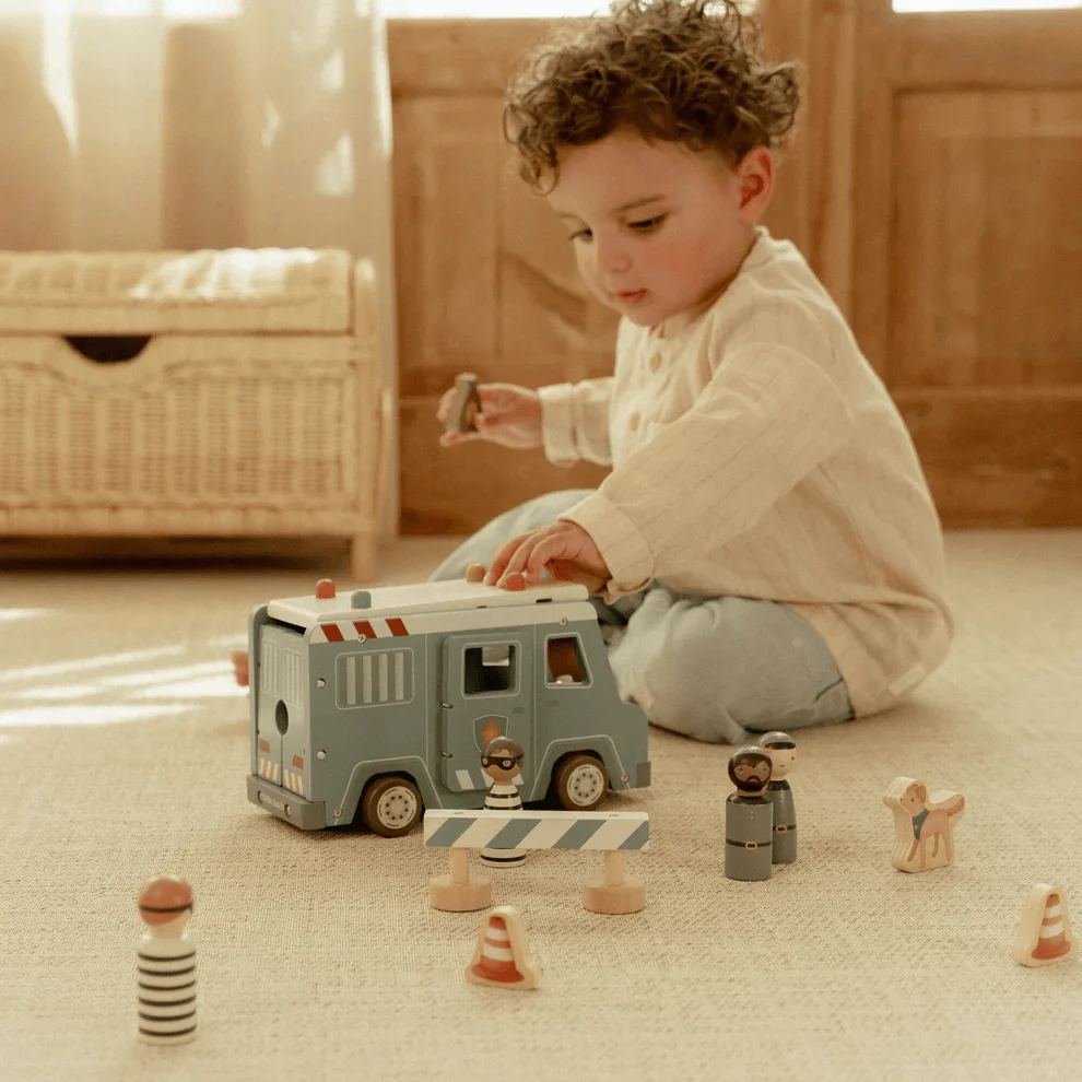 Little Dutch Police Car w/ Peg Doll - Image 4