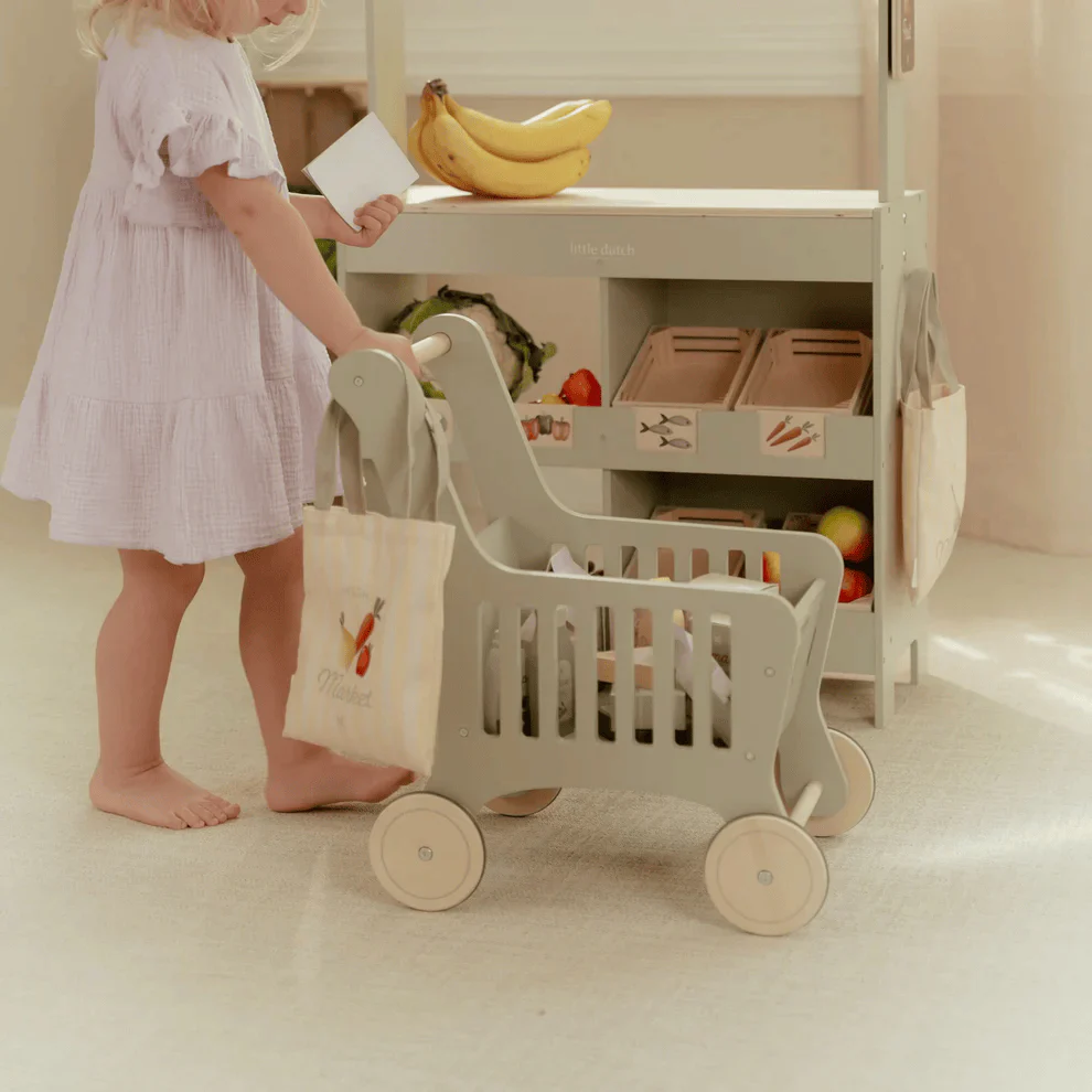 Little Dutch Shopping Trolley - Image 2