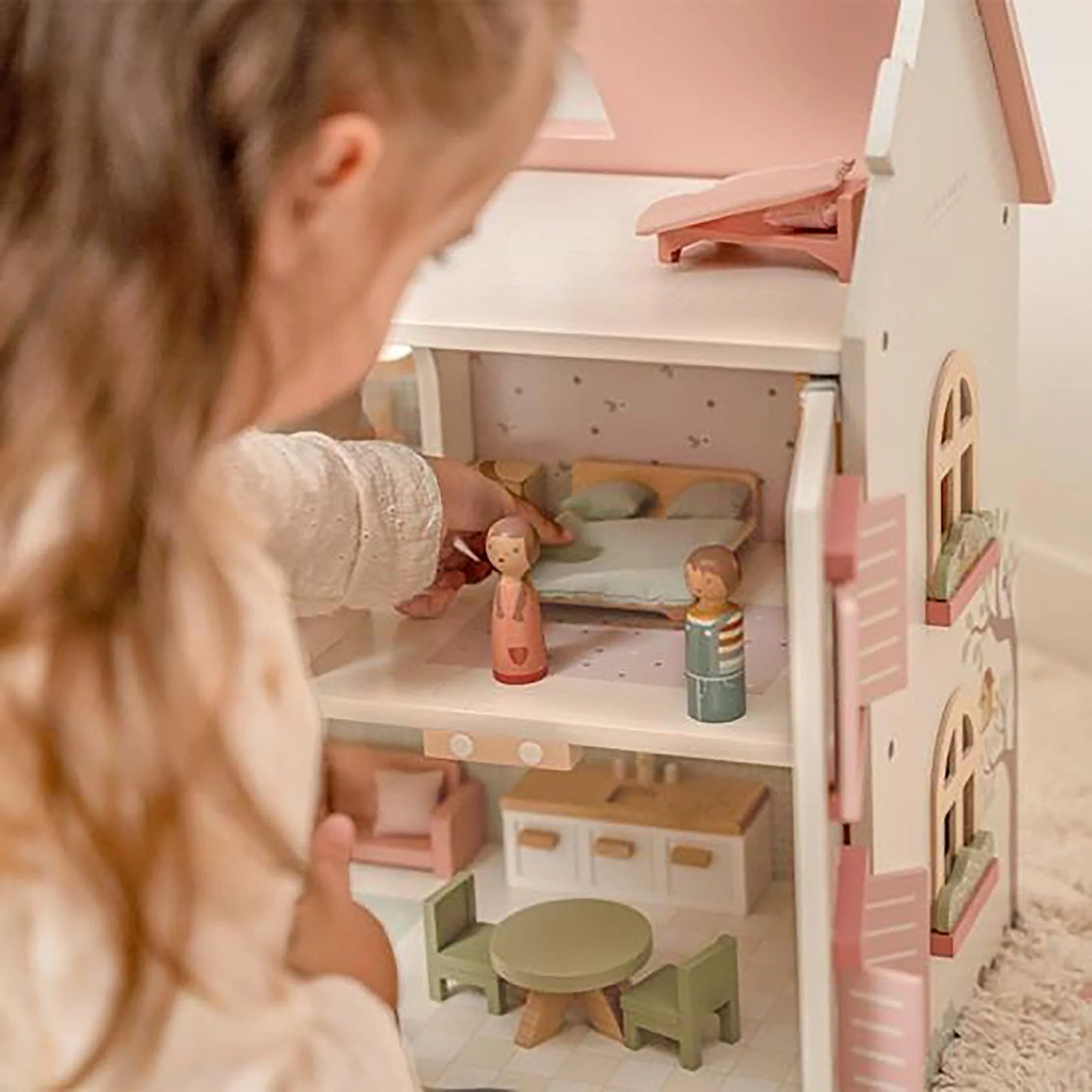 Little Dutch Wooden Doll House - Medium - Image 3