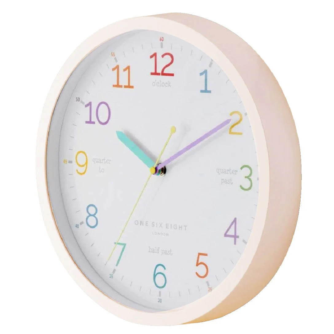 One Six Eight London LEARN THE TIME Silent Wall Clock 30cm - Image 10