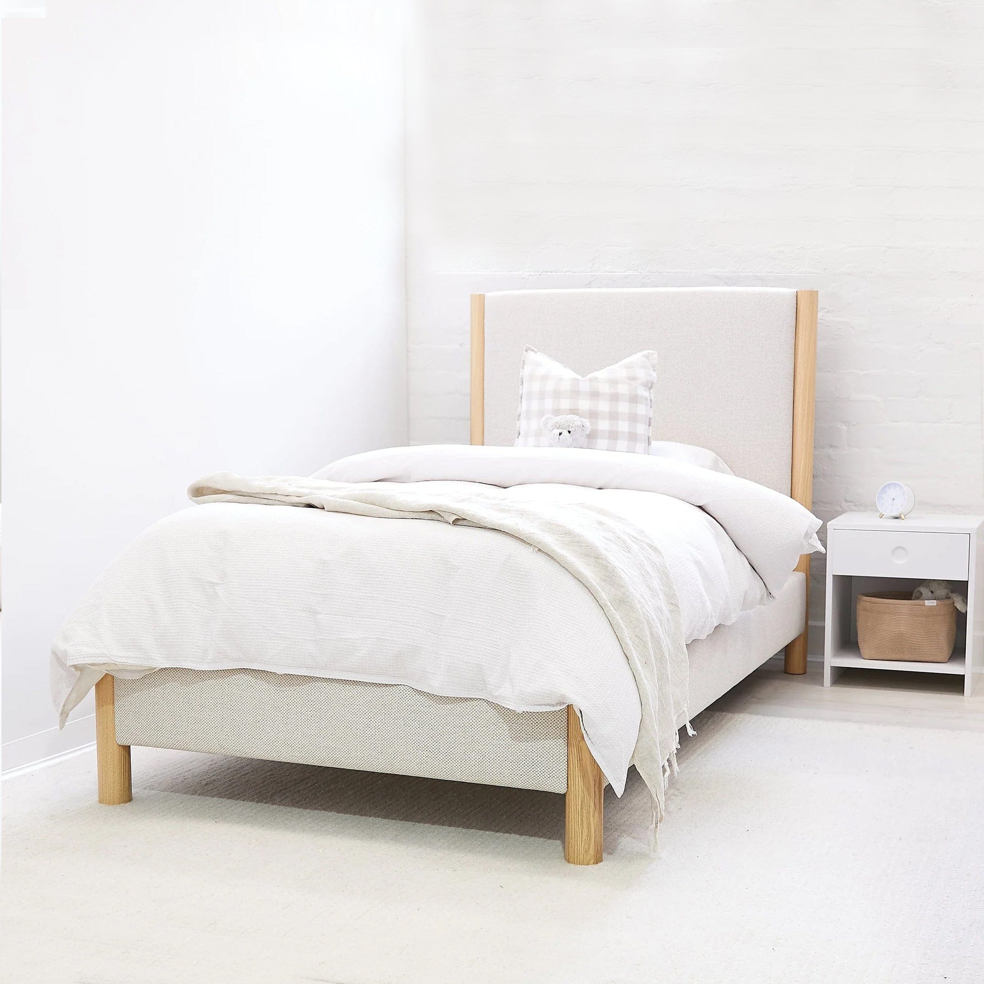 Madden Upholstered Bed - Nordic Latte - Image 13