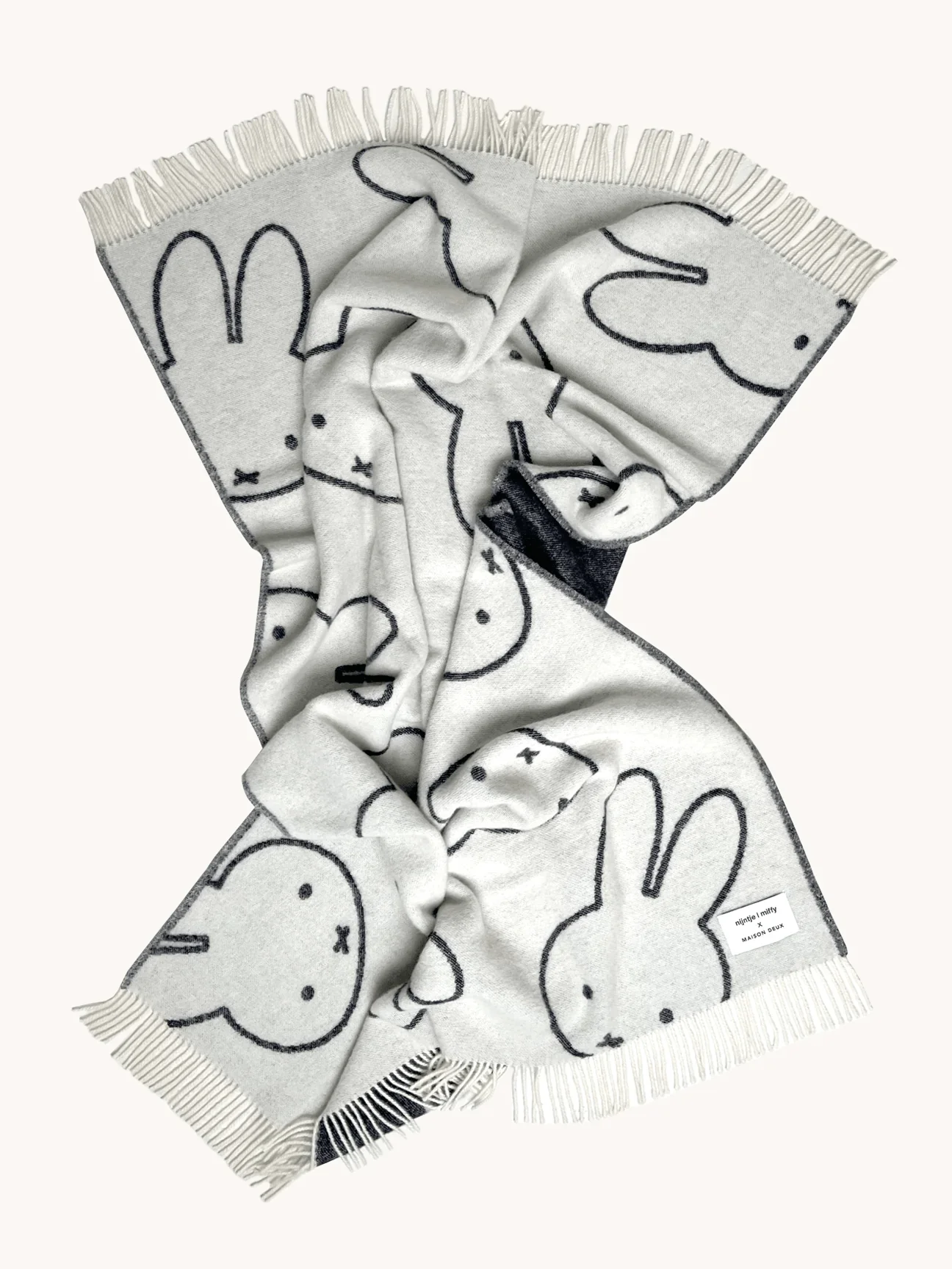 Maison Deux Miffy Blanket - Black - Image 2